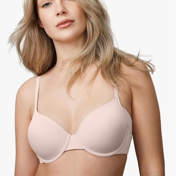 Wonderbra Side and Back Smoothing Underwire Bra, 38 B, blush/flesh coloured, NWT - Picture 1 of 5